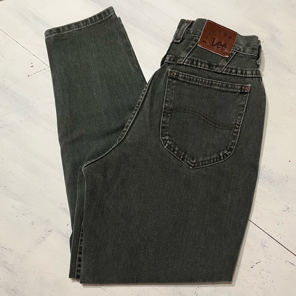 Vintage USA Union Made Riveted Lee High Waist Mom Jeans 8 Petite 80’s/90’s